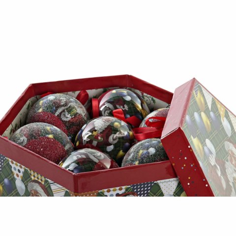 Bombki świąteczne DKD Home Decor Święty Mikołaj PVC (7 pcs) (7.5 x 7.5 x 12 cm)