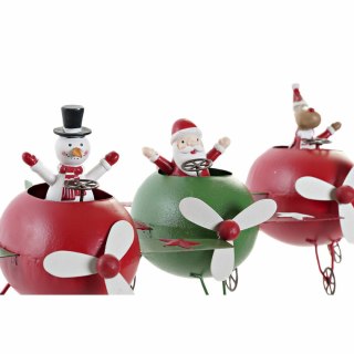 Ozdoby świąteczne DKD Home Decor Metal Renifer (19 x 14 x 13 cm) (3 pcs)