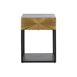 Stolik Nocny DKD Home Decor Złoty 35 x 40 x 55 cm Czarny Metal Drewno