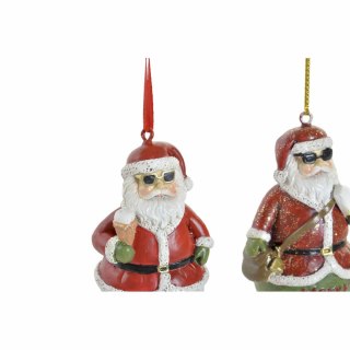 Zawieszka ozdobna DKD Home Decor Boże Narodzenie Żywica (2 pcs) (4.5 x 3 x 7 cm)