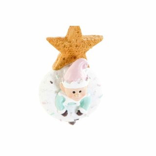Zawieszka ozdobna DKD Home Decor Boże Narodzenie Żywica (2 pcs) (5.5 x 5 x 9 cm)
