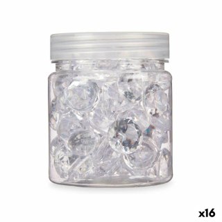 Kamienie dekoracyjne Gift Decor Przezroczysty 150 g Diament (16 Sztuk)