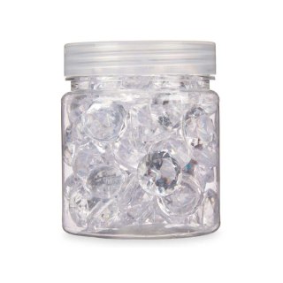 Kamienie dekoracyjne Gift Decor Przezroczysty 150 g Diament (16 Sztuk)