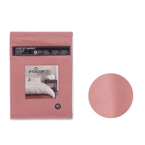 Poszewka na Kołdrę bez Wypełnienia Gift Decor Czerwony Różowy Łóżko 90 3 Części