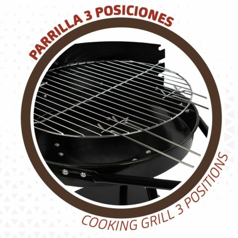 Grill Węglowy na Kólkach Aktive Czarny (Odnowione B)