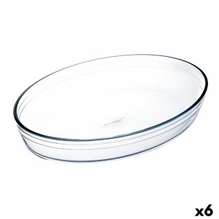 Naczynie do Piekarnika Ô Cuisine Ocuisine Vidrio Przezroczysty Szkło Owalna 26,2 x 17,9 x 6,2 cm (6 Sztuk)