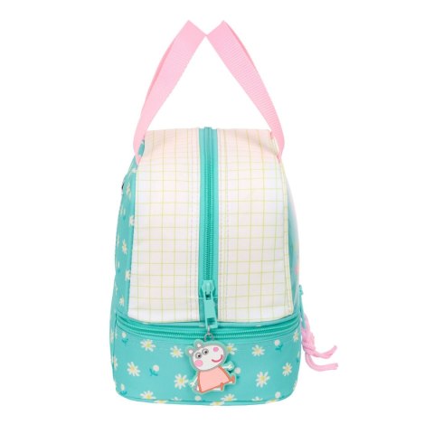 Pudełko na drugie śniadanie Peppa Pig Pretty flowers Żółty Mięta 20 x 20 x 15 cm