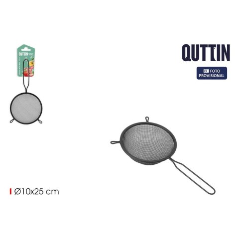 Sitko Quttin Czarny Metal Ø 10 cm (24 Sztuk)