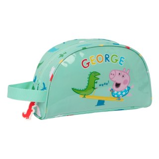 Neseser szkolny Peppa Pig George Mięta 26 x 16 x 9 cm