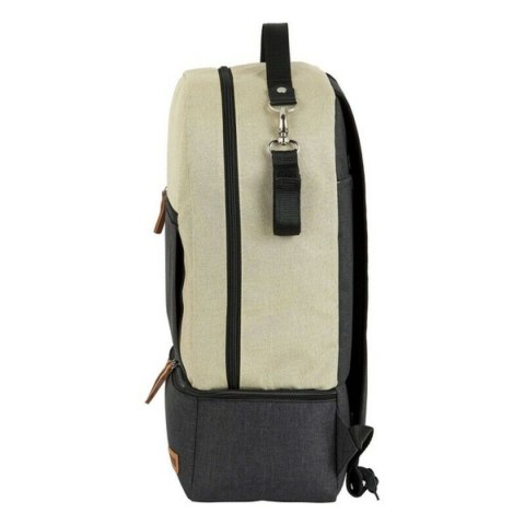 Torba sportowa z miejscem na buty Safta M883 Beżowy Ciemny szary 15 L