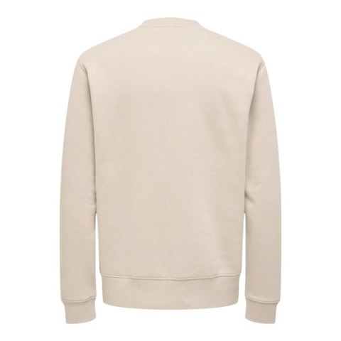 Bluza bez kaptura Męska Only & Sons Onsdawson Reg Crew Vd Biały - M
