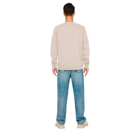 Bluza bez kaptura Męska Only & Sons Onsdawson Reg Crew Vd Biały - M