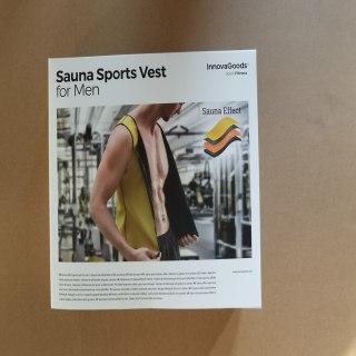 Kamizelka Sportowa Męska z Efektem Sauny Passwa InnovaGoods - XL