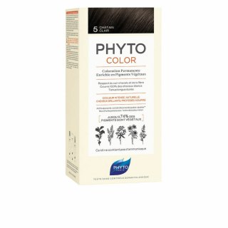 Koloryzacja permanentna Phyto Paris Phytocolor 5-castaño claro Nº 5-Castano Claro