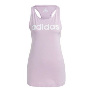 Koszulka na Ramiączkach Damska Adidas Essentials Logo Lawenda - XS