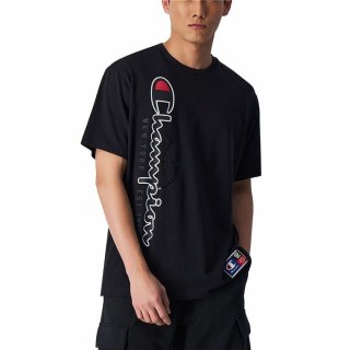 Koszulka z krótkim rękawem Męska Champion Crewneck Czarny - M