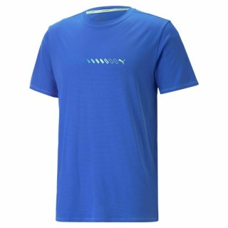 Koszulka z krótkim rękawem Męska Puma Run Favorite Logo Niebieski - L