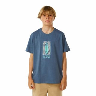 Koszulka z krótkim rękawem dla dzieci Rip Curl Lost Island Niebieski - 14 lat