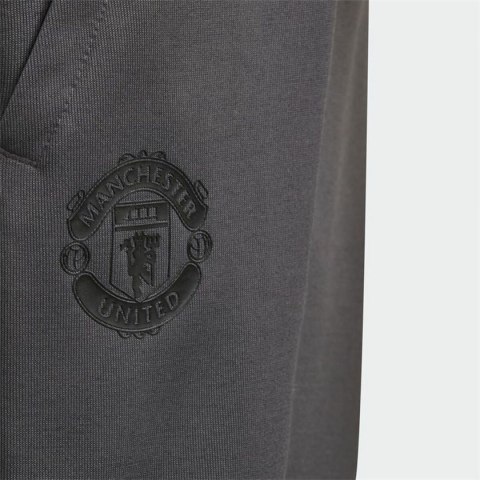 Spodnie sportowe dziecięce Adidas Manchester United Szary - 7-8 Lat