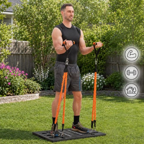 Zintegrowany przenośny system treningowy z instrukcją z ćwiczeniami Gympak Max InnovaGoods