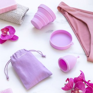 Kubeczek menstruacyjny z akcesoriami Kuppy InnovaGoods - L