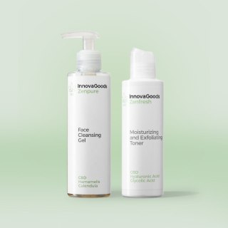 Podwójny Zestaw do Oczyszczania Twarzy CBD InnovaGoods