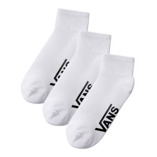 Skarpety Sportowe Vans Classic Quarter Crew Biały 3 Części - M