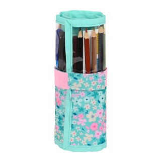 Etui szkolne z akcesoriami Vicky Martín Berrocal Mint paradise Mięta (27 Części) (7 x 20 x 7 cm)