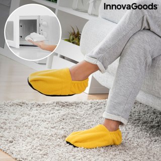 Kapcie Domowe do Podgrzewania w Mikrofalówce InnovaGoods Musztarda