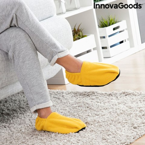 Kapcie Domowe do Podgrzewania w Mikrofalówce InnovaGoods Musztarda