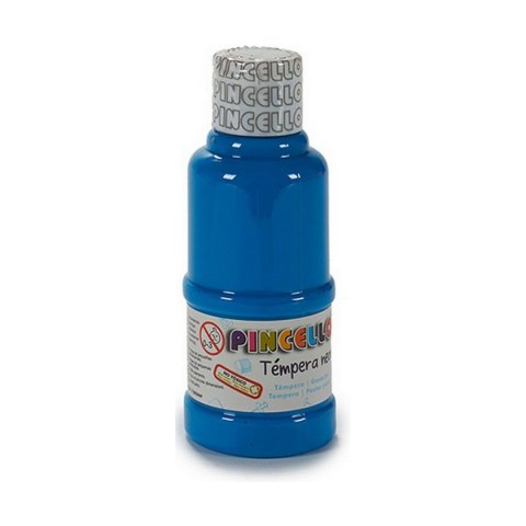 Tempera Pincello Neon Niebieski 120 ml (12 Sztuk)