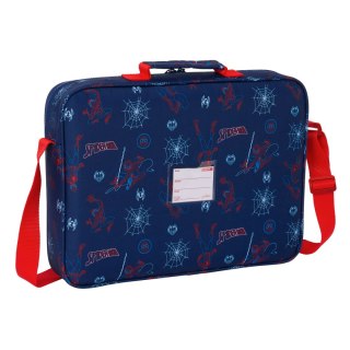 Torba szkolna Spider-Man Neon Granatowy 38 x 28 x 6 cm