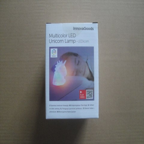 Wielokolorowa Lampa Jednorożec LEDicorn InnovaGoods
