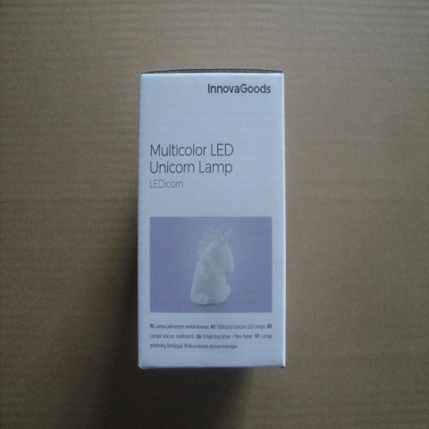 Wielokolorowa Lampa Jednorożec LEDicorn InnovaGoods