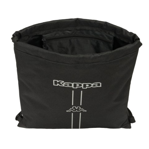 Worek na buty ze sznurkami Kappa Dark Czarny 35 x 40 x 1 cm