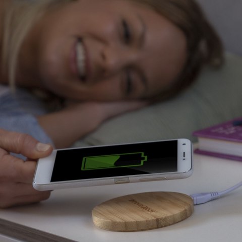 Bezprzewodowa Ładowarka Bambusowa Wirber InnovaGoods
