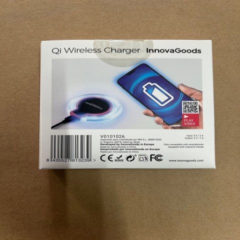 Bezprzewodowa ładowarka do Smartphonów Qi InnovaGoods