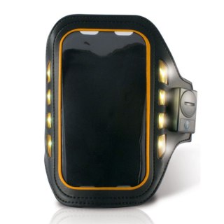 Bransoletka Sportowa z LED KSIX 4" Czarny Neopren