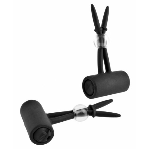 Zaciski na sutki z wibracjami Pipedream